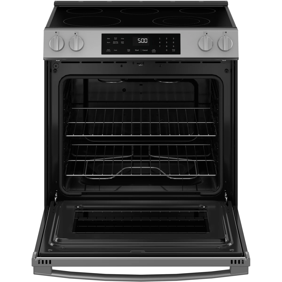 GE 30″ Cuisinière électrique encastrable – 5 zones, Crisp Mode – Modèle GRS500PVSS