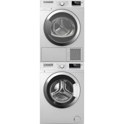 Blomberg Front Load Washer and Electric Dryer Combo - WM98400SX &amp; DHP24412W