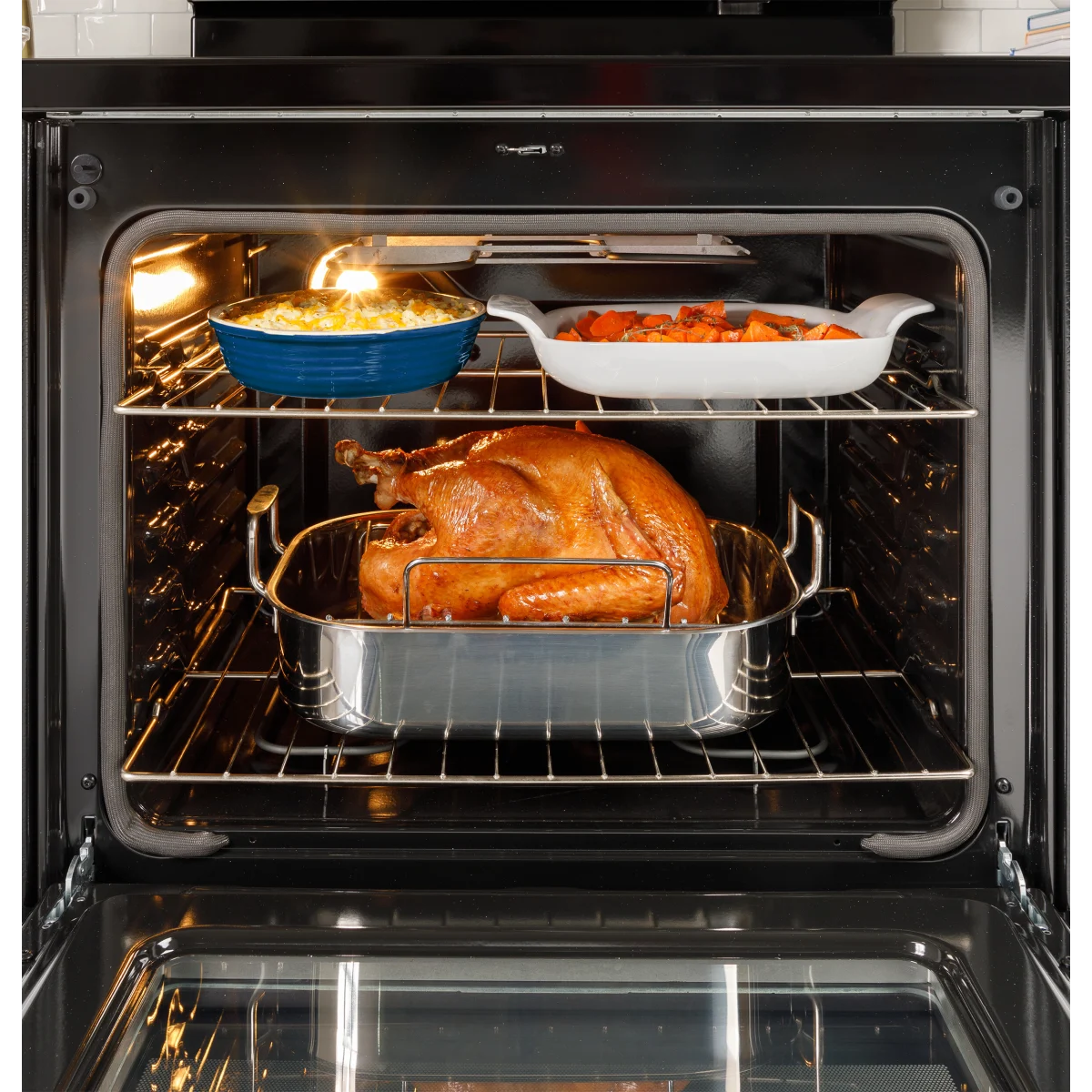 GE 30″ Cuisinière électrique encastrable – 5 zones, Crisp Mode – Modèle GRS500PVSS
