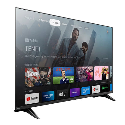 Philips 43" Classe – Série 7600 – Téléviseur 4K UHD HDR Intelligent avec Google TV – Modèle 43PUL7652/F7