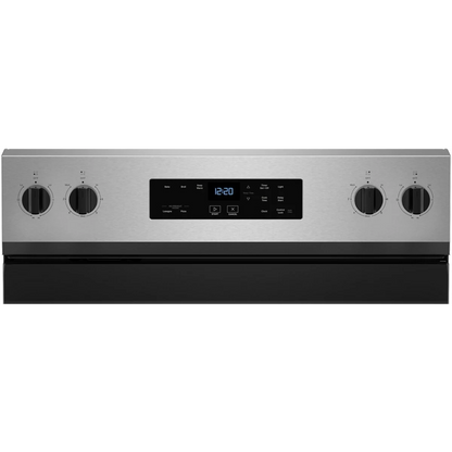 Whirlpool 30″ Cuisinière électrique autoportante 5,3 pi³ – Modèle WFES3030RS
