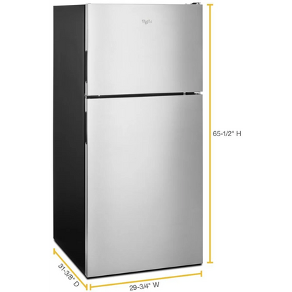 Whirlpool 18,2 pi³ Réfrigérateur à congélateur supérieur – Modèle WRT348FMES