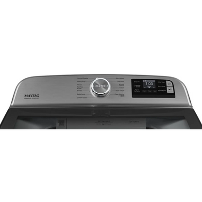 Maytag 5,3 pi³ Laveuse à chargement par le haut sans agitateur avec Wi-Fi – Modèle MVW7232HW