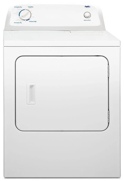 Inglis 27 po Ensemble laveuse à chargement par le haut et sécheuse électrique, capacité 4,4 pi³ et 6,5 pi³, finition blanc classique - Neuf/Boîte ouverte