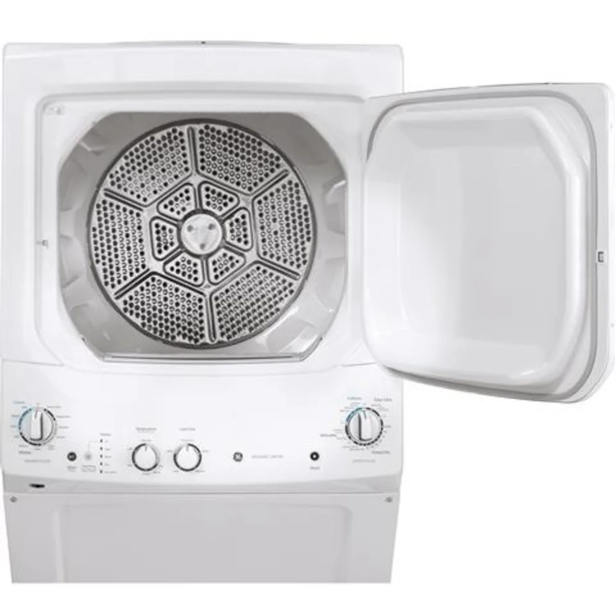 GE GUD27ESSMWW – Ensemble superposé laveuse 3,8 pi³ / sécheuse 5,9 pi³