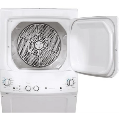 GE GUD27ESSMWW – Ensemble superposé laveuse 3,8 pi³ / sécheuse 5,9 pi³