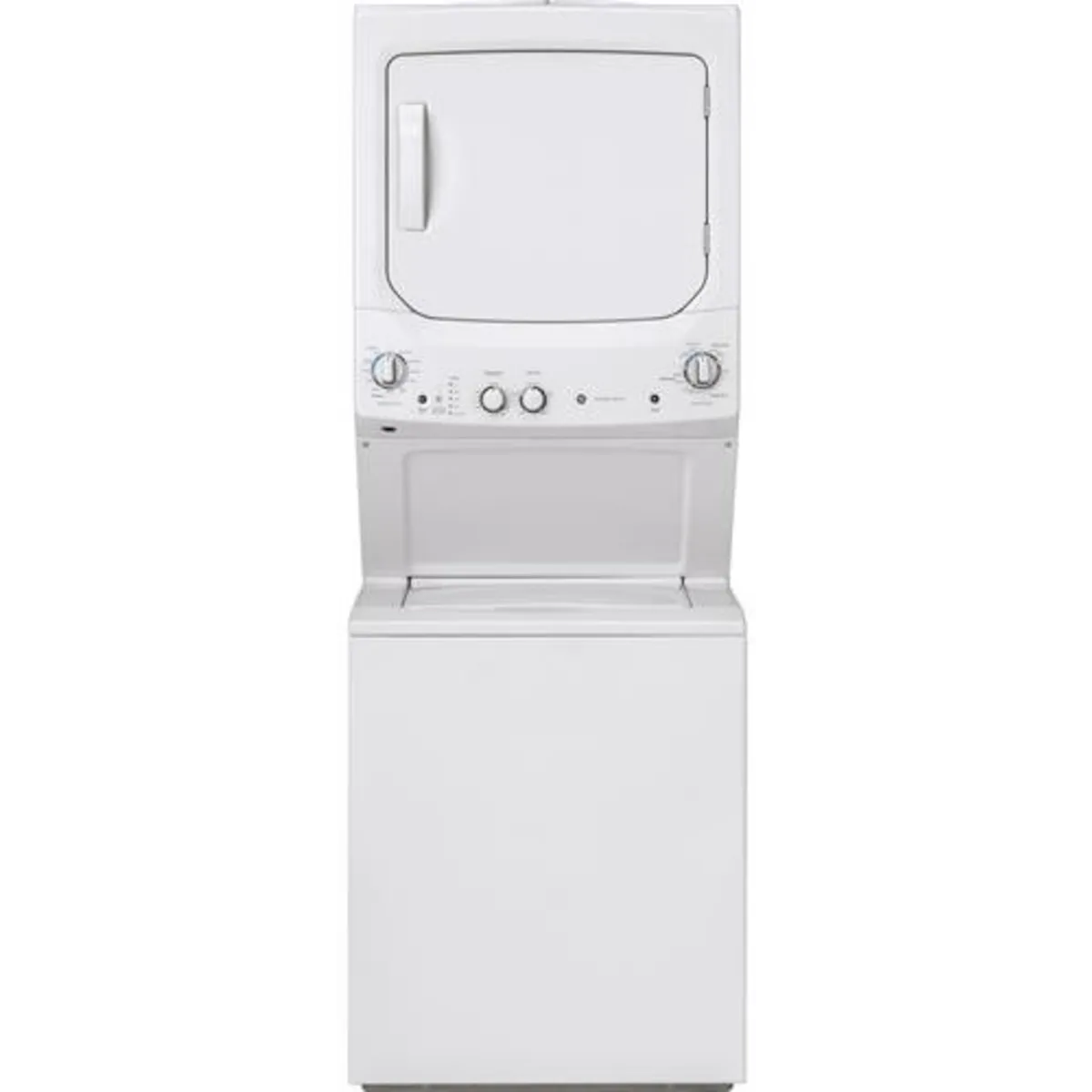 GE GUD27ESSMWW – Ensemble superposé laveuse 3,8 pi³ / sécheuse 5,9 pi³