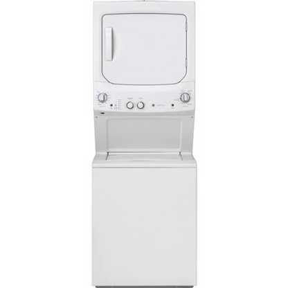 GE GUD27ESSMWW – Ensemble superposé laveuse 3,8 pi³ / sécheuse 5,9 pi³