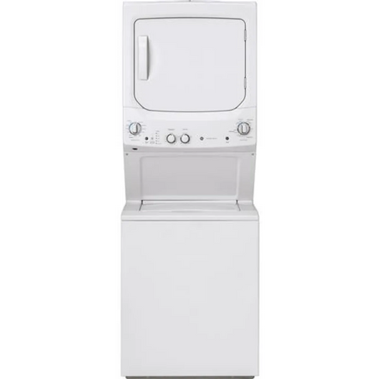 GE GUD27ESSMWW – Ensemble superposé laveuse 3,8 pi³ / sécheuse 5,9 pi³