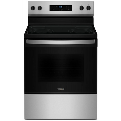 Whirlpool 30″ Cuisinière électrique autoportante 5,3 pi³ – Modèle WFES3030RS