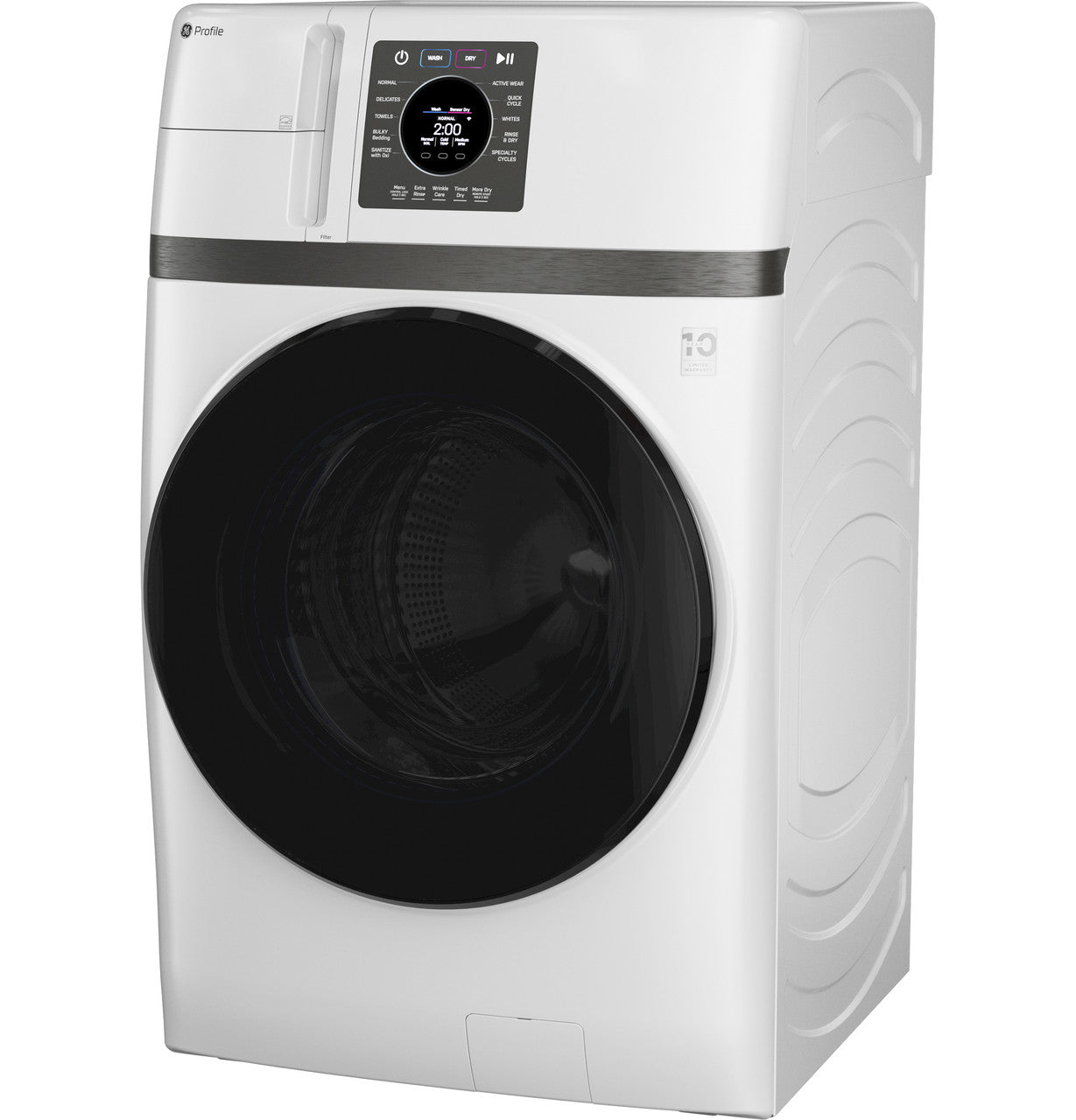 GE Profile 28 po Ensemble laveuse-sécheuse combinée à chargement frontal – Modèle PFQ83HSLWWW - Neuf/Boîte ouverte