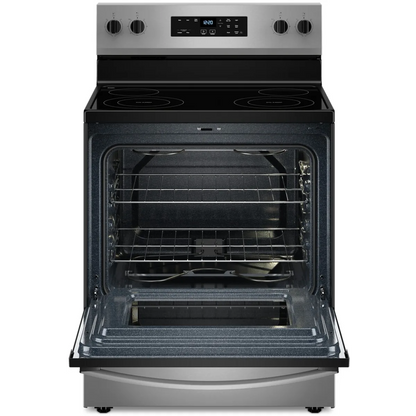 Whirlpool 30″ Cuisinière électrique autoportante 5,3 pi³ – Modèle WFES3030RS