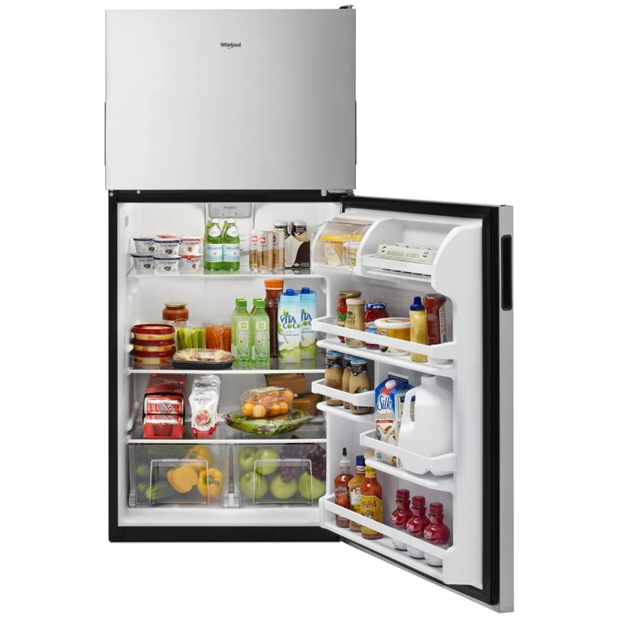 Whirlpool 18,2 pi³ Réfrigérateur à congélateur supérieur – Modèle WRT348FMES