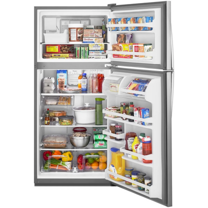 Whirlpool 18 pi³ Réfrigérateur à congélateur supérieur – Modèle WRT318FMDM