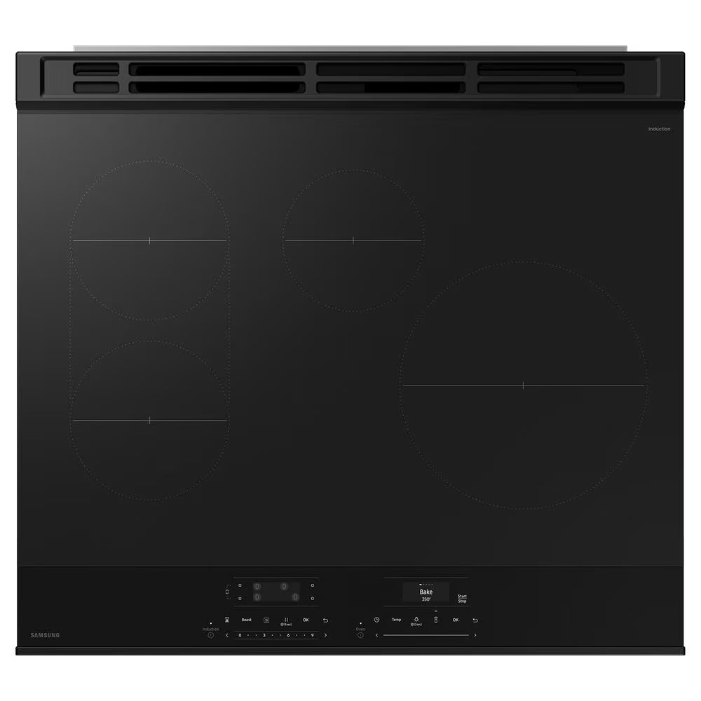 Samsung 6.3 cu. ft. Smart Slide-In Induction Range – Model NSI6DG9500MT
