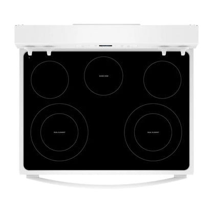Cuisinière électrique Whirlpool de 5,3 pi3 et de 30 po avec 5 éléments - YWFES3330RW