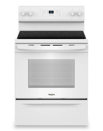 Cuisinière électrique Whirlpool de 5,3 pi3 et de 30 po avec 5 éléments - YWFES3330RW