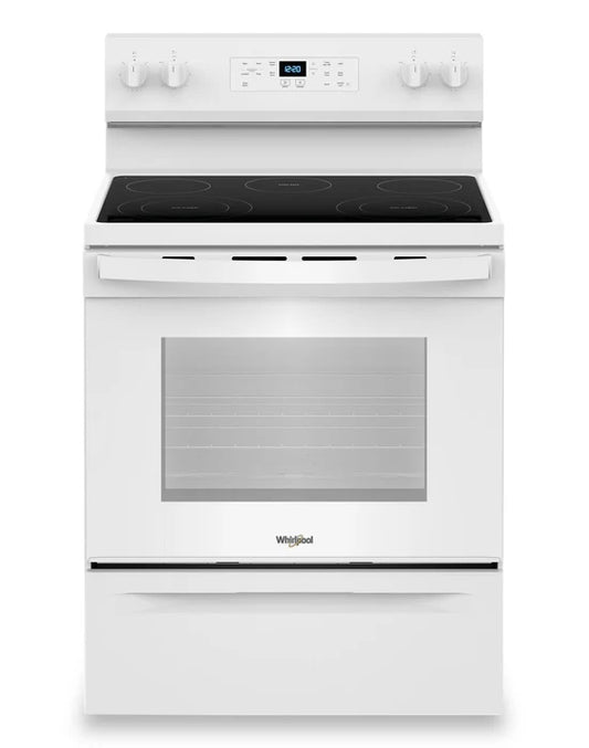 Cuisinière électrique Whirlpool de 5,3 pi3 et de 30 po avec 5 éléments - YWFES3330RW