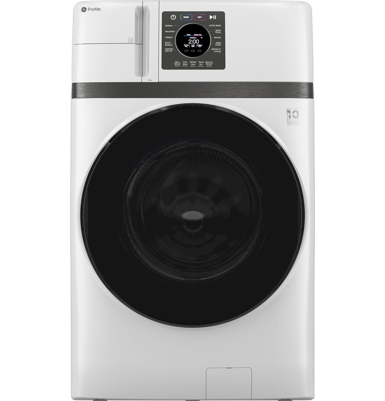GE Profile 28 po Ensemble laveuse-sécheuse combinée à chargement frontal – Modèle PFQ83HSLWWW - Neuf/Boîte ouverte