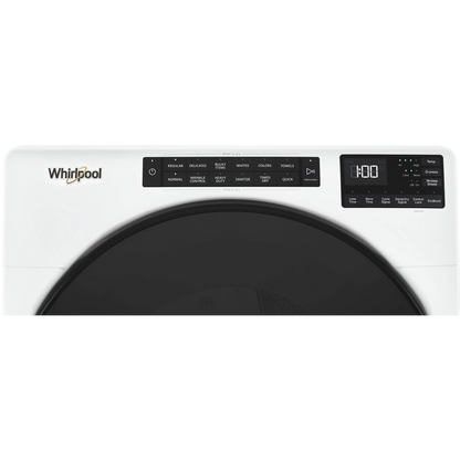 Whirlpool 7,4 pi³ Sécheuse électrique à chargement frontal – Modèle WED5605MW
