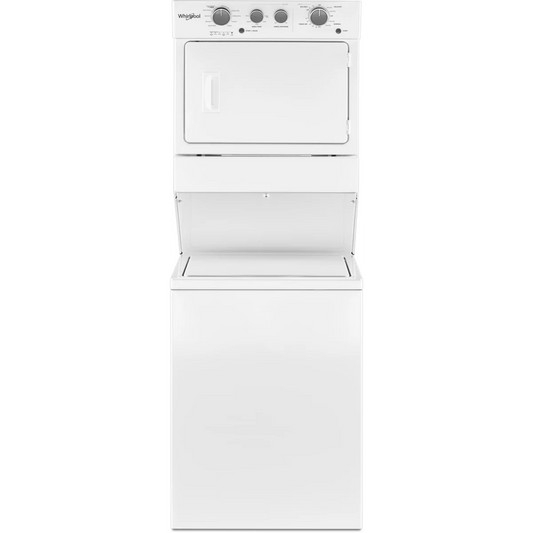 Whirlpool WET4027HW – Centre laveuse 3,5 pi³ / sécheuse 5,9 pi³ superposé - Neuf/Boîte ouverte
